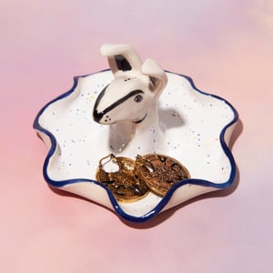 Image of Sighthound Trinket Dish in White Confetti