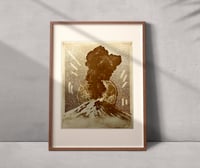 Grabado volcan