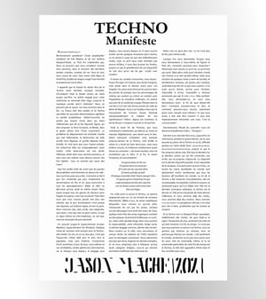 Manifeste Techno