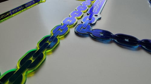 Image of Chain Link Plate Frame