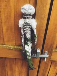 Image 5 of Sitting pearly fungi - handmade - mushroom core