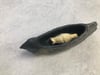 Journey IV, Black Bird Boat With Flower