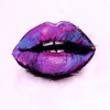 Candy Kiss Embellished Art Print