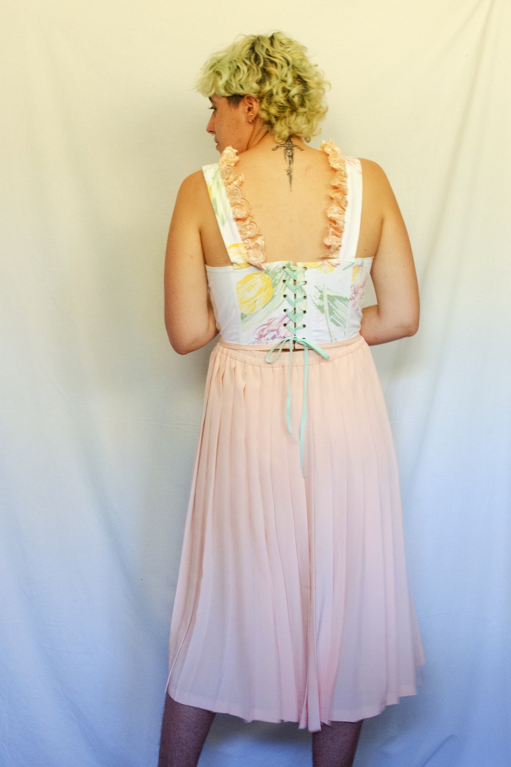 Corset Suzanne fleuri L