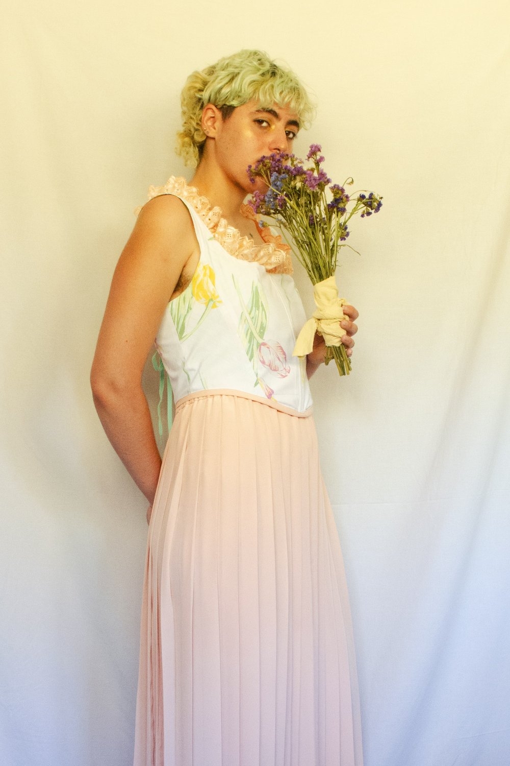 Corset Suzanne fleuri L