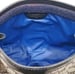 Image of Vtg. Gucci Blue Monogram Clutch