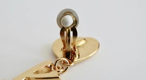 Image of (THIS ITEM NOW ON HOLD) RARE YSL Authentic Bauble Clip-On Earrings 
