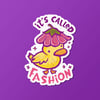 Fashion Duckie Sticker