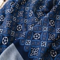Image 4 of Kaleidoscopic Print Silk Scarf