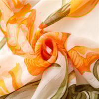 Image 5 of Modern Tulips Cotton Scarf