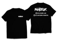 Invade UK Black T-shirts