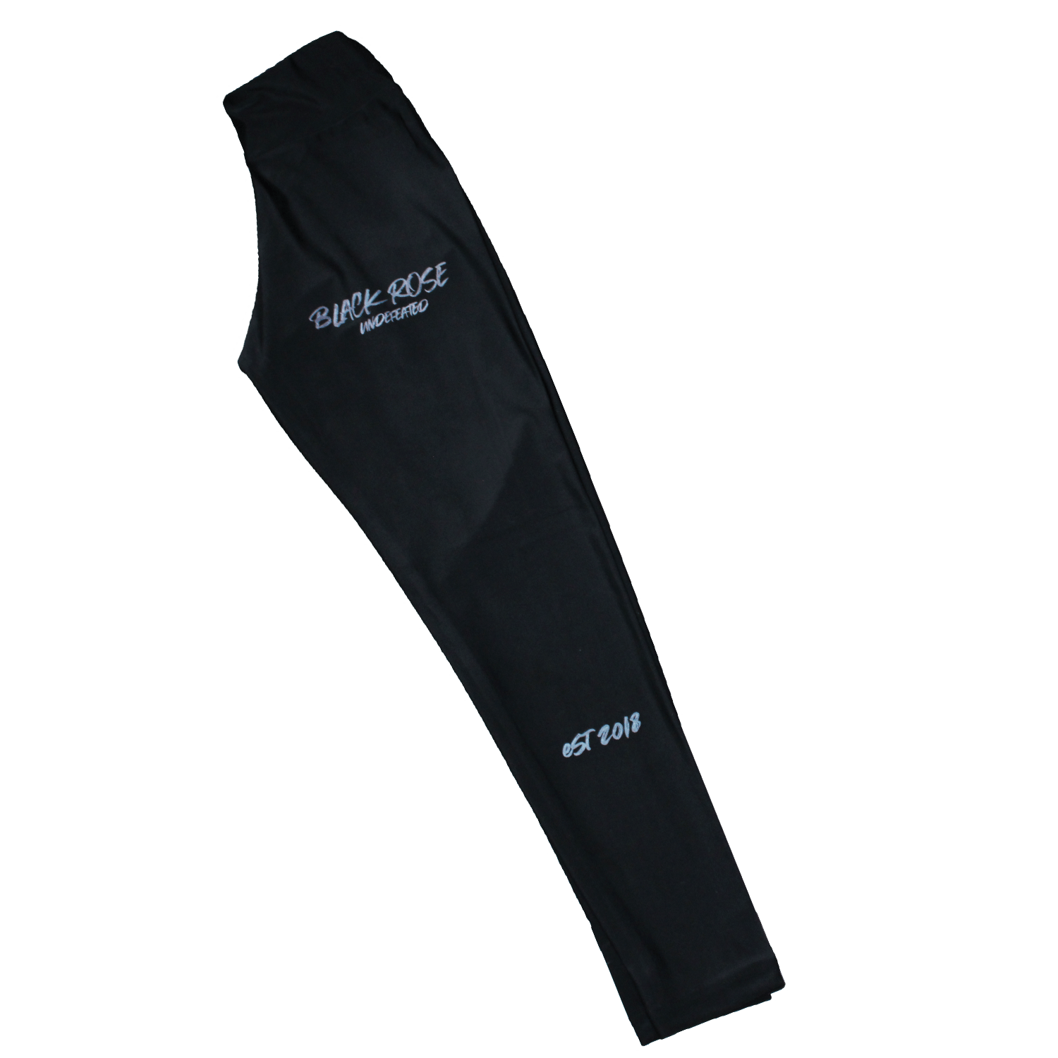 Image of Black Rose Logo Leggings (Black)