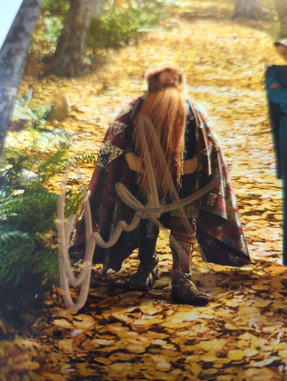 Owain Arthur Lord of the Rings Signed 10x8