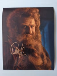 Image 1 of Owain Arthur The Rings of Power LOTR Signed 10x8