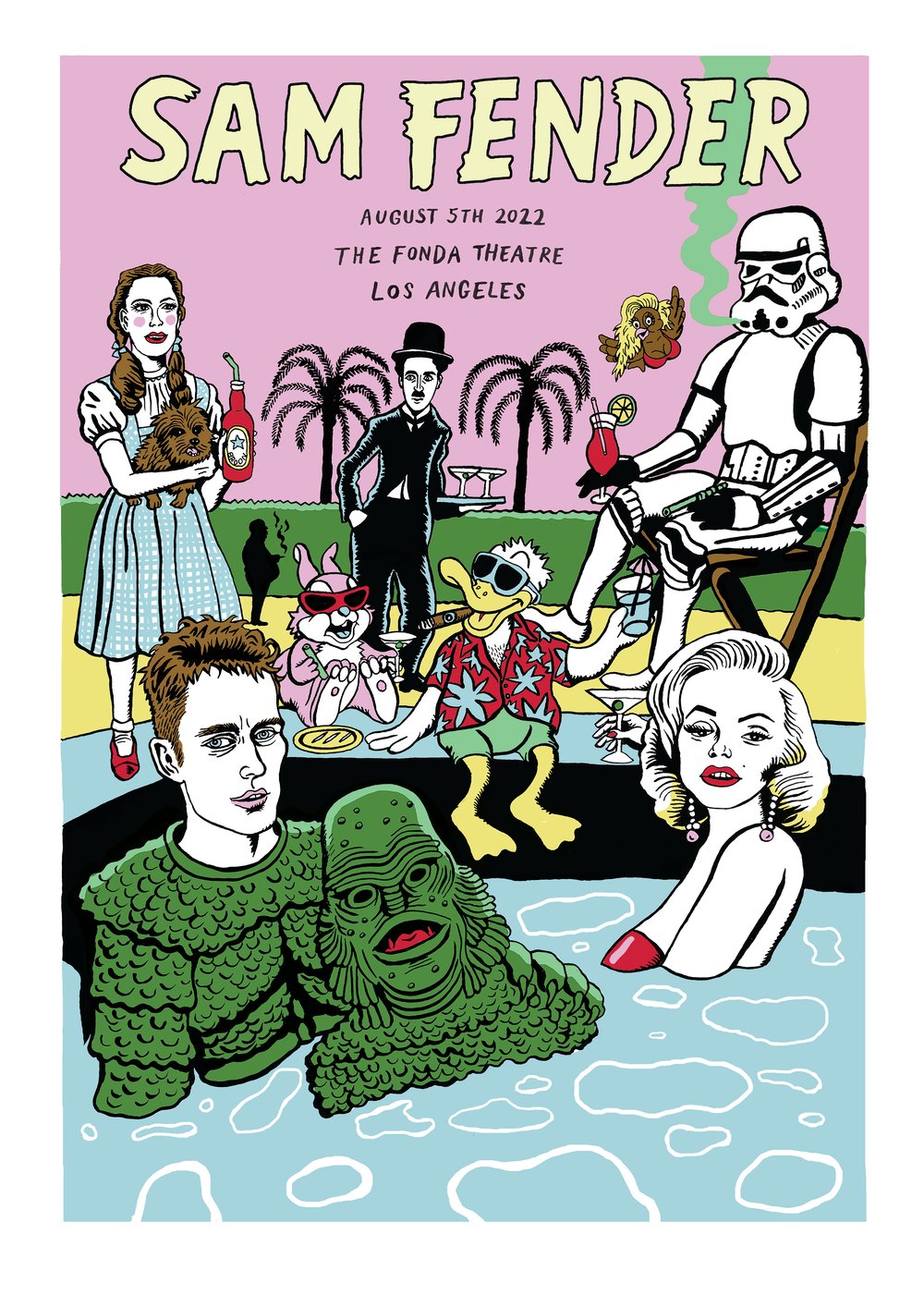 Image of Sam Fender in Hollywood