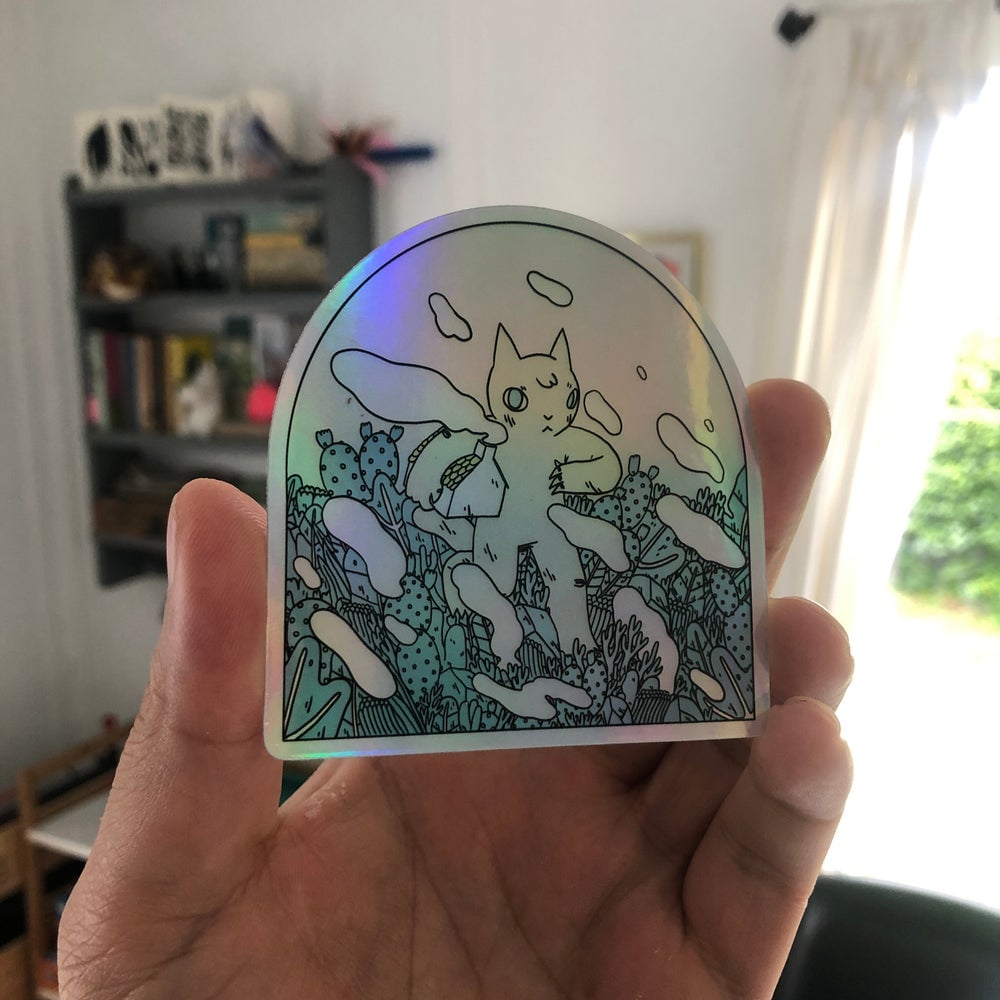 Image of Holographic Cat Stickers