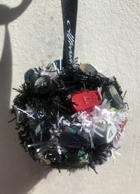 Image 2 of Festive bauble made of recycled nozzles. By Akit.