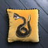 Velvet snake patch cushion cover Image 2