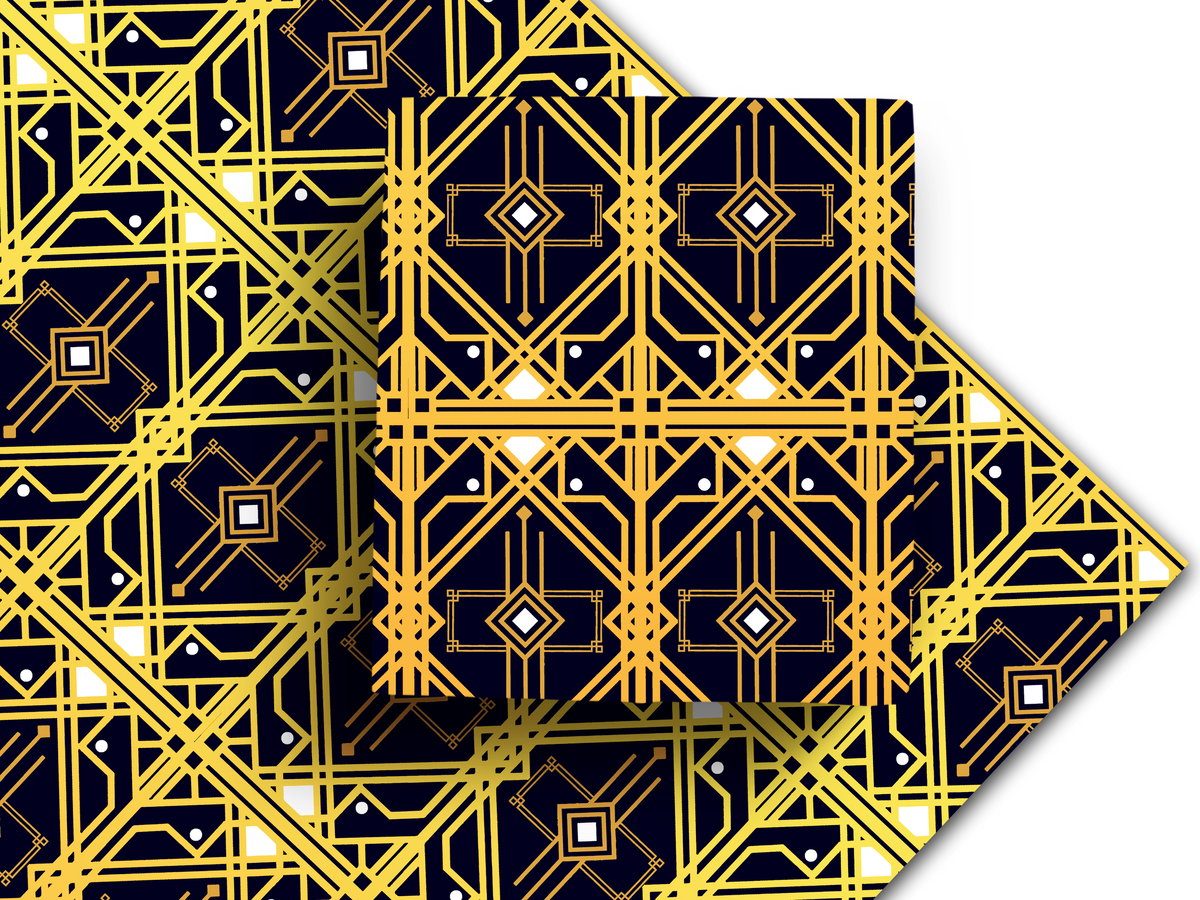 Art Deco Wrapping Paper Tamzin Harris