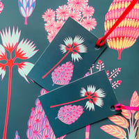 Image 1 of Tropical pink Wrapping paper