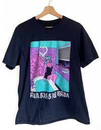 Image 4 of Bath Time Unisex Vaporwave Anime T-Shirt
