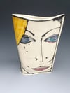 "Adelphia" faceform vase