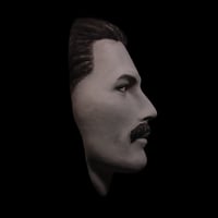 Image 2 of Freddie Mercury White Clay Mask Sculpture