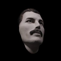 Image 5 of Freddie Mercury White Clay Mask Sculpture