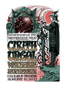 CIRITH UNGOL / WARHORSE / SANHEDRIN Screenprinted Gig Poster