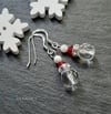 Santa earrings 