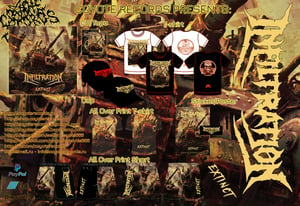 Image of INFILTRATION	Extinct T-shirts / CAP - Pre-order !