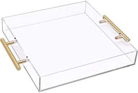 Luxe Lucite Serving Tray 