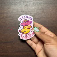 Image 3 of Fashion Duckie Sticker