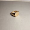 9CT GOLD HEX SIGNET