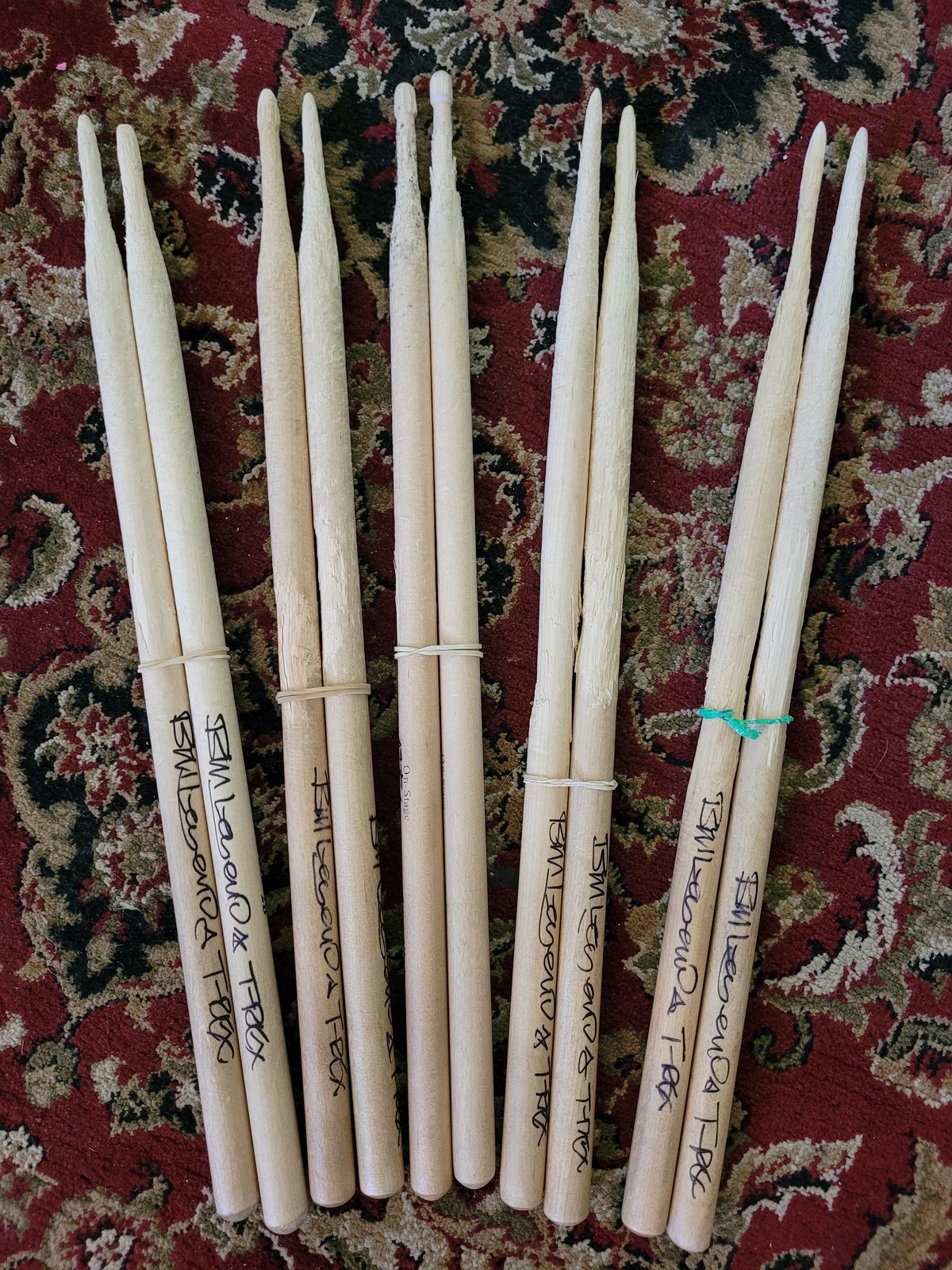 Image of Signed Used Drumsticks