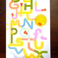 Image 2 of Hamster Tube Alphabet Riso