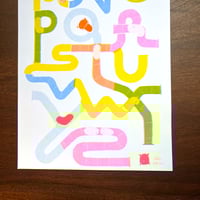 Image 3 of Hamster Tube Alphabet Riso