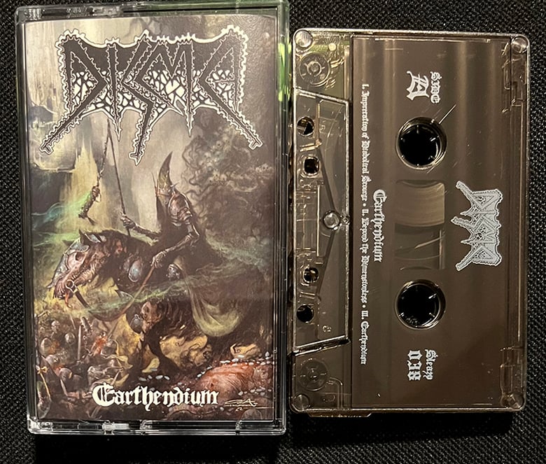 Image of Disma " Earthendium " Cassette Tape - Smoke Shell edition - Out Of Stock 