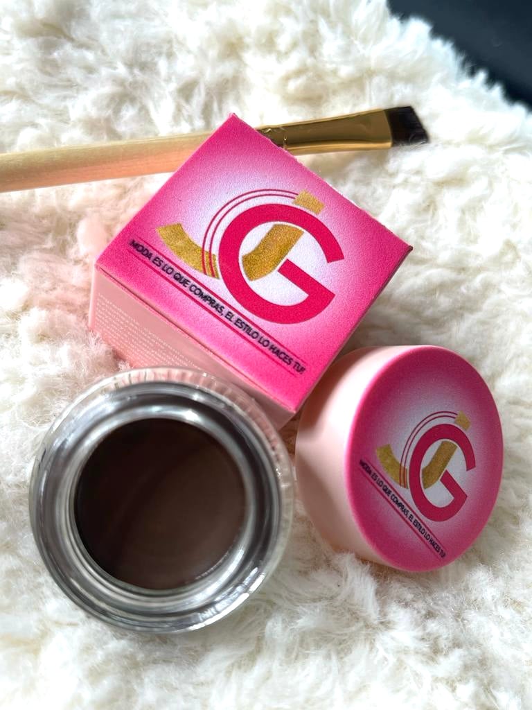 Jaysuing Brow Pomade Dark Brown Eyebrow Pomade with Eyebrow Brush Long  Lasting Waterproof Non-Off Color