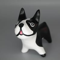Image 2 of Puppers Figurine in Black and White