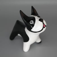 Image 3 of Puppers Figurine in Black and White
