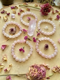 Image 2 of Rose Quartz Energy Bracelet