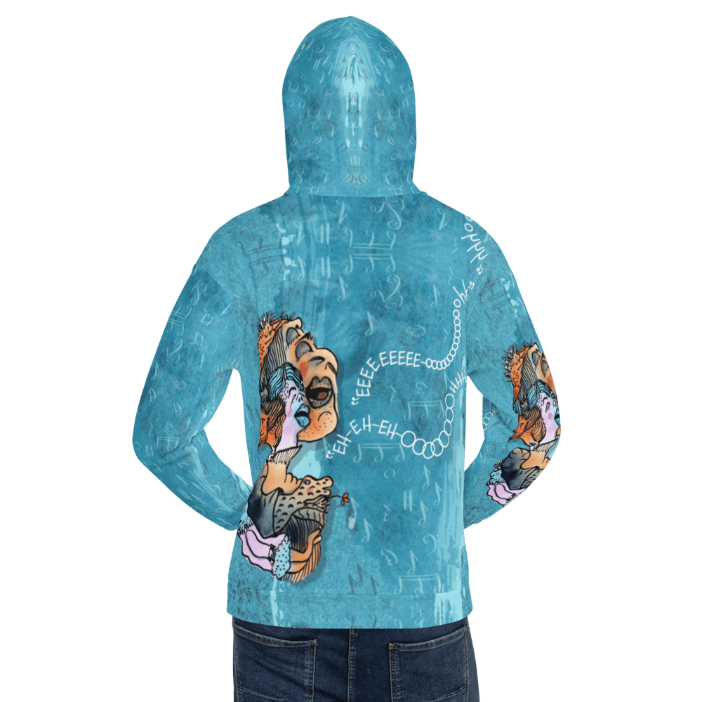 Image of Wilde Liebe Mugge JoLenzArt Unisex backprint art statement Hoodie