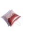 Image of 67)THE PILLOW/PAPER WEIGHT - SIZE S - RED & LT PINK