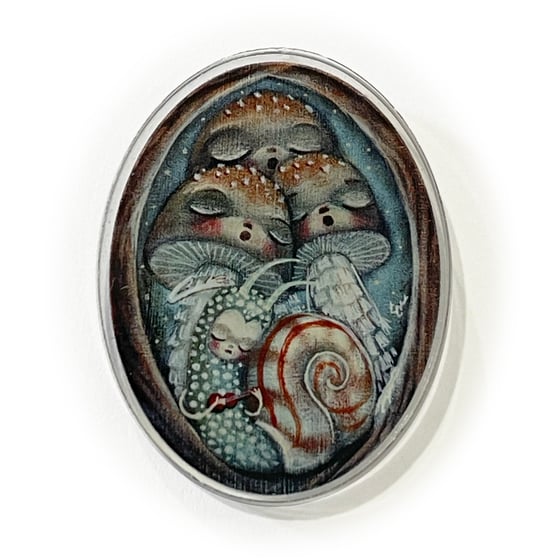 Image of Shroom Trilogy (Acrylic Pin)