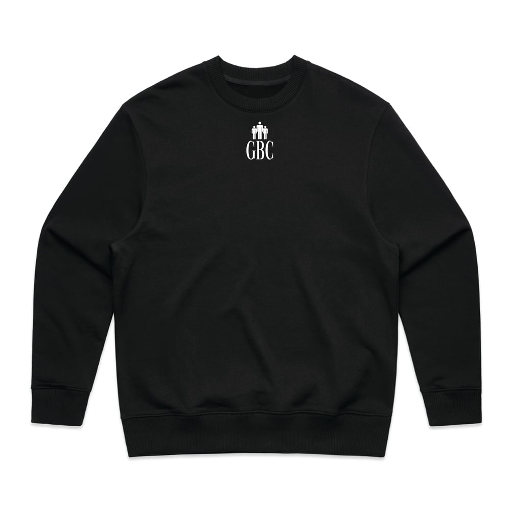 Black Essential  Oversize Crew Neck 