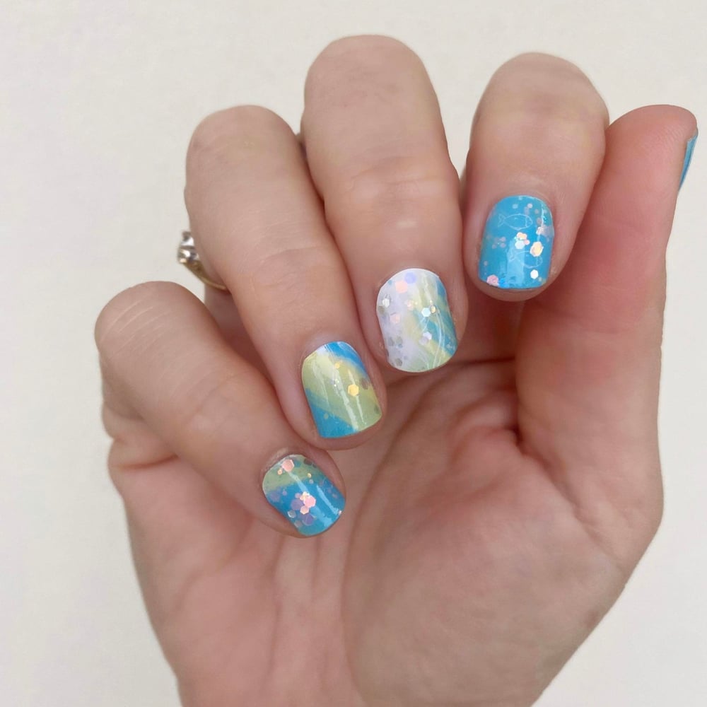 Spring Splash Nail Polish Strip