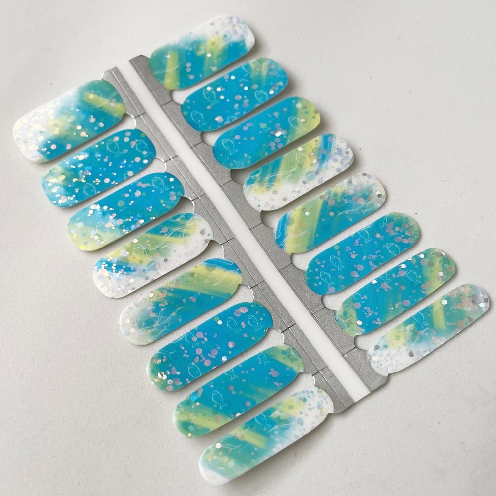 Spring Splash Nail Polish Strip