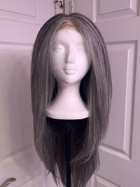 Image 2 of Gray Highlight Wig