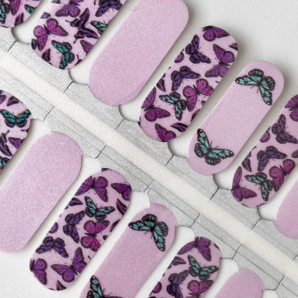 Butterflies Nail Polish Strip